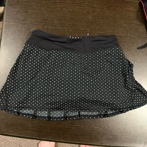 Lululemon Polka Dot Black Skirt